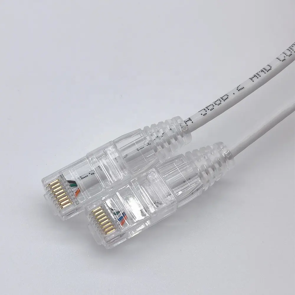 28AWG Cat6 לתפוס פחות RJ45 תיקון כבל לא מסוכך (UTP) 28 AWG Slim Ethernet רשת תיקון כבל כבל