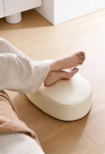 Taburete Bajo Redondo, Apilable, Impermeable y Elegante para Dormitorio, Sala de Estar y Hogar, para Descansar los Pies y Guardar Zapatos, Venta al Por Mayor - Product Image 2