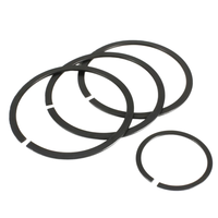 High Quality DIN 9927 Rectangular Profile Snap Retaining Rings for Shafts 65Mn Black