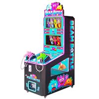 Machine de jeu d'arcade à monnayeur en acier inoxydable, jeu de stand de kermesse familial et amusant, tir au pistolet, défi du clown, jeu de loterie