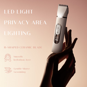 Recortadora de vello eléctrica 5 en 1 a prueba de agua para mujeres, para nariz, axilas y partes íntimas, recargable, IPX7. - Product Image 1