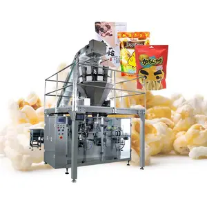 Automatische Staande Zakje Popcorn Chips Mais Aardappel Chips Doypack Verpakking Machine