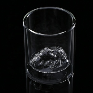 Bicchieri Creativi a Forma di Testa di Leone 250ml per Whisky, <span class=keywords><strong>Vodka</strong></span> e Vino con Doppia Parete - Product Image 3