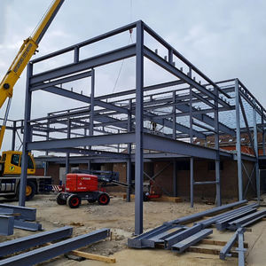 Kiliseler atölye ofis binası çelik konstrüksiyon için geniş açıklıklı prefabrik çelik yapı - Product Image 5