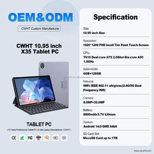 2024 Nouveau Pro 11 Pouces Personnalisé 4G LTE Tab 1920x1200 FHD Oem 6GB + 128GB Android 14.0 Octa Core Gaming Tablet PC Tablette - Product Image 2