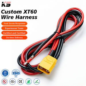 Connecteur XT60 personnalisé mâle/femelle avec contacts plaqués or pour la modification de batterie DIY, outil de câblage de moteur ESC - Product Image 1