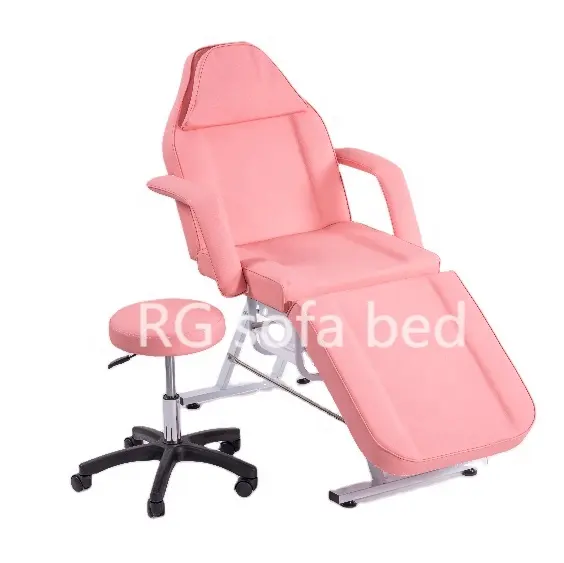 Steady Spa Bed Portable Folding Massage Bed Adjustable Height Manicure Pedicure Beauty Facial Bed