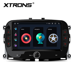 XTRONS 7 pouces Octa Core 4+128 Go Global 4G Écran IPS 1024x600 Lecteur multimédia stéréo de navigation automobile Android pour Fiat 500 - Product Image 2