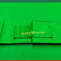 Fournisseur direct d'usine Huaqi Snooker 777/999 Tapis de billard en laine verte + nylon, largeur 1,95 m
