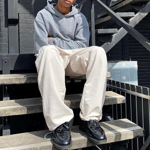 Pantalon décontracté pour homme à taille haute, léger, en nylon, jogging, imperméable, avec technique de teinture unie - Product Image 6