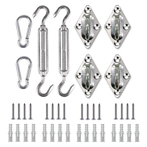 ชุดอุปกรณ์ยึดมุมผ้าใบกันแดด Eda Stainless Steel 304 รุ่น M5 M6 M8 สำหรับกันแดดกลางแจ้ง - Product Image 4