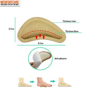 Plantillas de Soporte para el Arco <span class=keywords><strong>del</strong></span> <span class=keywords><strong>Pie</strong></span>, Almohadillas para Pies Planos, Alivio para la Fascitis Plantar, Plantillas de Esponja de Soporte para Aliviar el Dolor de Pies - Product Image 3
