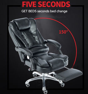 เก้าอี้สำนักงานสำหรับผู้บริหารแบบหมุนได้เก้าอี้สำนักงานแบบร่วมสมัยโครงเหล็ก + อลูมิเนียม - Product Image 4