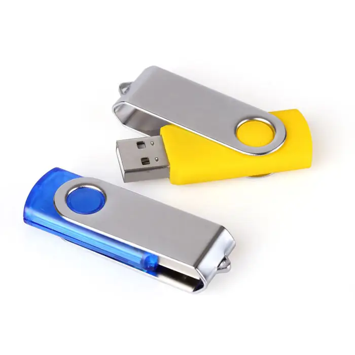 Cheapest classic swivel twist USB Flash Drive 8GB with free engraved laser logo