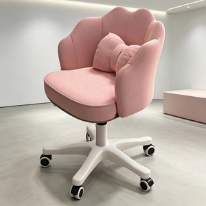 Sillas Giratorias Elevables al por Mayor, Silla de Oficina, Silla de Maquillaje, Taburete para Dormitorio, Silla para Salón con Base Giratoria - Product Image 1