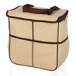 Waterproof Foldable Hanging Auto Trash Bin Collapsible Portable Garbage Bag For Car Travelling Outdoor Wastebasket Trash Can