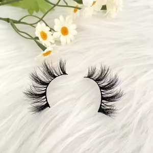 Marque privée de vente en gros, <span class=keywords><strong>faux</strong></span> <span class=keywords><strong>cils</strong></span> 3D vaporeux en vison, pleine bande, bande de coton noir, <span class=keywords><strong>faux</strong></span> <span class=keywords><strong>cils</strong></span> avec emballage dans une boîte personnalisée - Product Image 5