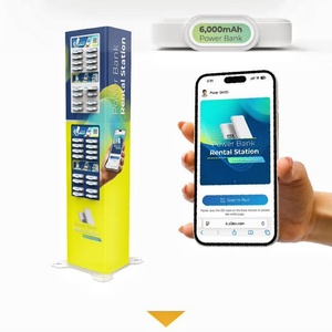 Máquinas Expendedoras Independientes de 32 Ranuras, Banco de Energía, Gestión Remota 4G IoT, Kiosco de Carga de Autoservicio - Product Image 4