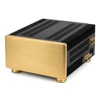 Boîtier d'amplificateur de puissance Hi-Fi haut de gamme en alliage d'aluminium personnalisé pour service de fabrication par estampage et pliage de tôles