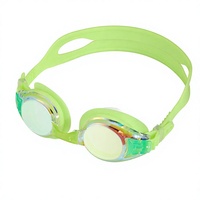 Lunettes de natation pour enfants en silicone souple, vision claire, anti-buée, protection UV, pont nasal souple