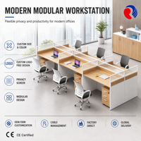 Ensemble de bureau en bois moderne et minimaliste avec tiroirs et structure métallique pour bureau à domicile ou salle d'étude