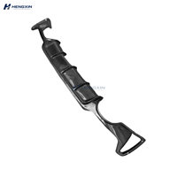 Diffuseur arrière en fibre de carbone style M Performance pour BMW Série 4 F32 F33 F36, double sortie simple avec éclairage LED
