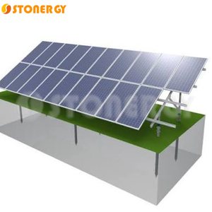 Système de montage au sol en acier haute résistance avec résistance <span class=keywords><strong>à</strong></span> la corrosion pour les centrales solaires - Product Image 2