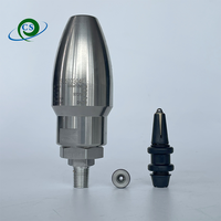Buse turbo rotative haute pression en acier inoxydable CS 500bar 7350psi Buse de pulvérisation pour laveuse à jet