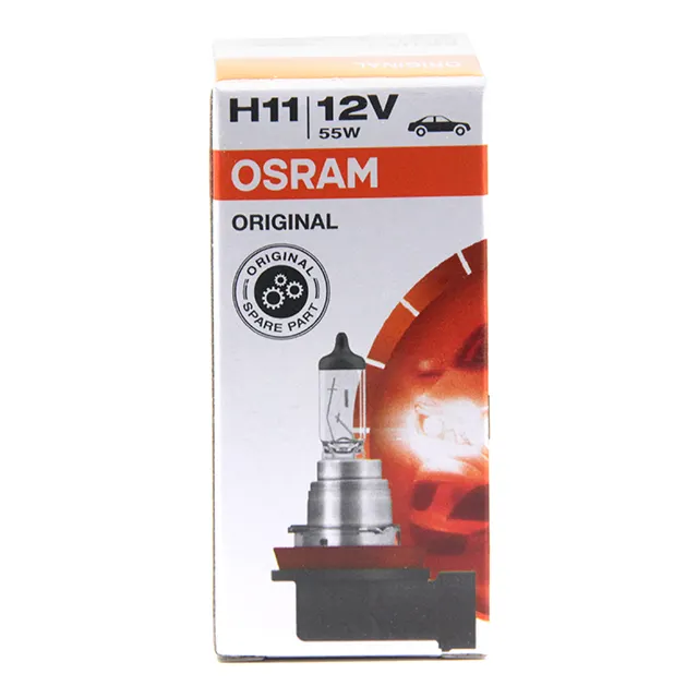 Osram-faro delantero original para coche, Luz antiniebla E1 de larga duración, 64211L + 12V H11 55W, Hecho en Alemania