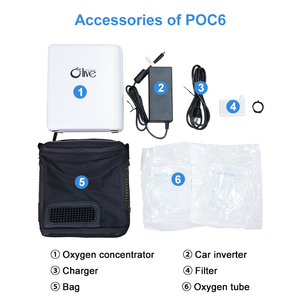 Olive PSA 6 LPM O2 Machine Oxygene Travel Mini <strong>Oxygen</strong> 6 Ltr Generador De Oxigeno Porttil 6l Portable Oxygenation Concentrator - Product Image 6