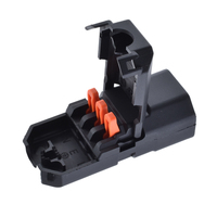 Connecteur rapide sans soudure, prise triangulaire à trois broches, cordon d'alimentation de type carte, prise à sertir, 10A 250V