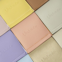 Pochette à bijoux en cuir PU multicolore avec rabat personnalisé pour logo, sac de rangement pour colliers, boucles d'oreilles, bagues et bracelets