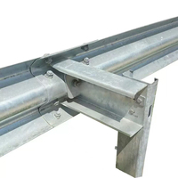Poste de Acero Tipo C Anticorrosión con Recubrimiento de Zinc HDG, Columna de Canal C, Fijación Estable, Viga en W, Barrera de Seguridad Vial, CE