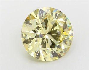 Diamant rond de 7,17 carats, jaune clair fantaisie, cultivé en laboratoire, VS1, taille idéale, CVD, pierre en vrac avec une excellente finition et certification IGI - Product Image 4