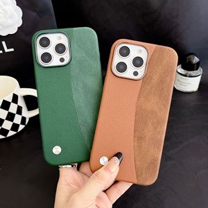 Nouveau pour Apple pour <span class=keywords><strong>iPhone</strong></span> 17 Pro Max <span class=keywords><strong>coque</strong></span> de téléphone <span class=keywords><strong>coque</strong></span> de grain de vache de luxe couture housse de protection anti-chute pour 13h00 et 13h00 - Product Image 3