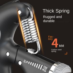 Entrenador de Agarre de Mano con Resistencia Ajustable de 5-60 kg, Fortalecedor de Antebrazo con Contador Mecánico y Entrenamiento de Muñeca - Product Image 3