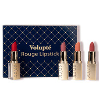 Ensemble de rouges à lèvres mats Own Label Little Chinese Deer Mini 4 couleurs, base nude, pigment intense, fini velours satiné