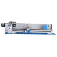Nouvelle conception de mini tour à métaux WBL210TD, tour horizontal de précision à double mandrin, 220V/380V, usage léger