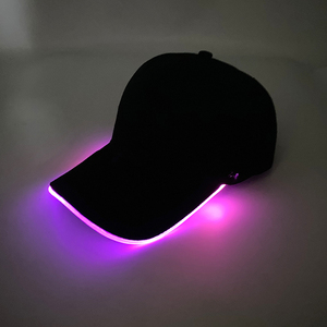 Casquette de baseball LED lumineuse tendance, style hip-hop, avec fonction d'éclairage fluorescent pour DJ, accessoires musicaux et nouveautés pour fêtes costumées - Product Image 5