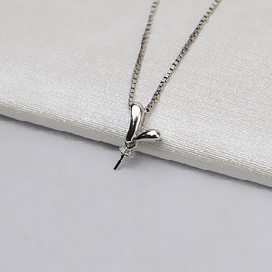 Pendentif en argent S925 style germes de soja, simple et compact, accessoire de perles DIY pour femmes, support vide, 877-Composants de bijoux - Product Image 1