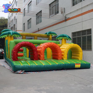 <span class=keywords><strong>Castillo</strong></span> de salto de carrera de obstáculos inflable personalizado de fábrica para niños equipo de patio interior - Product Image 3