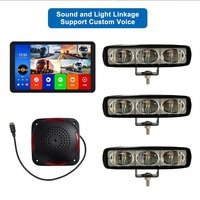 Système d'avertissement LED pour chariot élévateur, alarme d'angle mort arrière, détection anti-collision, lampe de signalisation 24V, garantie 2 ans pour entrepôt industriel