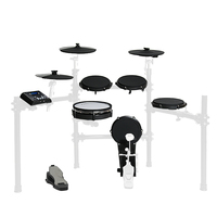 Batterie électronique Lemon Drum T500SE avec peaux en mesh, ensemble de batterie numérique extensible de 8 pièces
