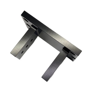 Custom CNC <b>Machining</b> <b>Service</b>, Black Anodized Aluminum Alloy Industrial Mechanical Bracket & Structural Parts - Product Image 3