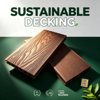 Plancher d'extérieur en composite bois-plastique (WPC) pour jardin