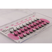 Cils en grappe hypoallergéniques sans colle, auto-adhésifs, sans irritation, extensions de cils pour yeux sensibles, vente en gros, sans colle