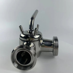 Dn11852 dn50 पुरुष थ्रेडेड एंड टी पोर्ट S316l कीमत स्टेनलेस स्टील तीन तरीके खाद्य और पेय प्रसंस्करण के लिए प्लग वाल्व - Product Image 5