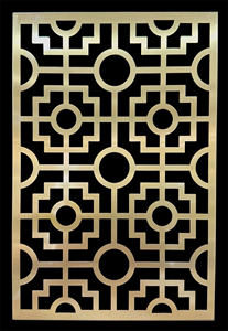 Paneles decorativos cortados con láser de acero inoxidable 304 316 personalizados para interiores comerciales de lujo - Product Image 3