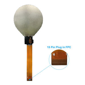 1.6 İnç 400*400 Yuvarlak QSPI TFT <span class=keywords><strong>LCD</strong></span> Modül Ekran 1.6 inç 15 Pin Takılabilir <span class=keywords><strong>LCD</strong></span> Ekran TFT <span class=keywords><strong>LCD</strong></span> Modül Fabrika Özel Dokunmatik Panel - Product Image 5