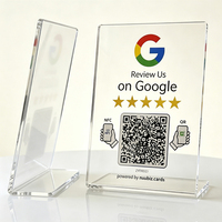 2026 Akıllı NFC Dokunmatik İnceleme Standı Akrilik QR Kodlu Tabela Tutucu (Google, Facebook ve Sosyal Medya için)